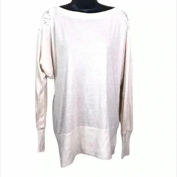 Anthropologie A’Reve Crochet Shoulder Tunic Size L—B2 - Picture 1 of 7